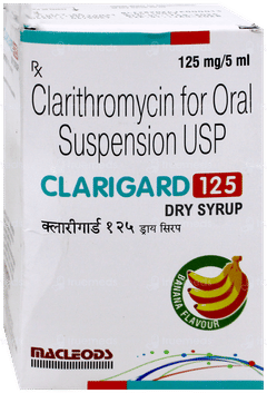 Clarigard 125 Banana Flavour Dry Syrup 30Ml